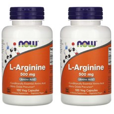 나우푸드 L-아르기닌 500mg 캡슐, 100정, 2개