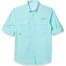 컬럼비아 망 혈액과 용기 III 긴 소매 짠 셔츠 (Gulf Stream Large Tall), Gulf Stream, Large Tall, Gulf Stream, Large Tall