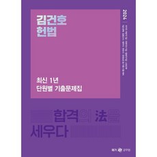 2024 김건호 헌법 최신 1년 단원별 기출문제집, 메가스터디교육