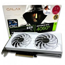 갤럭시 GALAX 지포스 RTX 4060 Ti WHITE OC D6 8GB