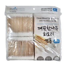 고급회오리면봉세트 더웰회오리 면봉 400개입 양면나무 O1EA