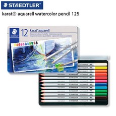 스테들러 125 카라트 수채 색연필 12색 세트, 본상품선택