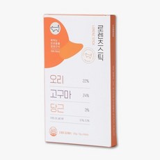 로렌츠 짜먹는 스틱 오리고구마 강아지 츄르 15g 8ea