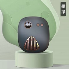 글로벌홈 따스해 핸드워머 사랑스런 보조배터리 휴대용 미니 5000 mAh 자체발열 손난로, 진한 녹색 표준 [손 난로]