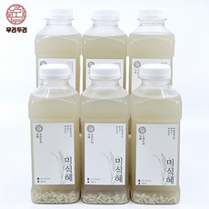 우리두리 미식혜 수제 단 호박 전통 식혜 선물세트 감주 안동 느린 단술 500ml 6개, 일반식혜 500ml 6개