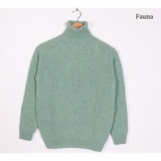 할리 오브 스코틀랜드 터틀 L2474 5 레이디스 Harley of scotland 터틀넥 병목 CREW NECK SWEATER 니트 스웨터 레이디스 셰틀랜드 울 무지 할리