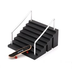 핑거보드 손가락 스케이트보드 노점깔개 자동차합금 장소 조합 6타입 장식 소품 신기 장난감 세트, T05-E타입