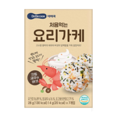 베베쿡 처음 먹는 요리가케 김자반, 0 크림새우+버섯맛 요리가케, 28g, 36개
