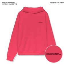 FREI AUTHENTIC HOODIE(AUTHENTIC PINK)