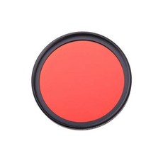 풀 컬러 DSLR 카메라 렌즈 필터 블루 레드 오렌지 49mm 52mm 55mm 58mm 62mm 67mm 72mm 77mm, 주황색, 1개