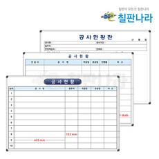 공사현황판