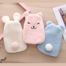 귀여운 고무 포켓 뜨거운 물주머니 휴대용찜질팩 미니, 1개