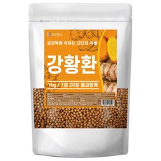 건강중심 인도 강황 환 1kg 강황환, 1개