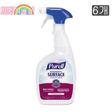 PURELL 외식산업용 표면 세정제 무향 32oz 스프레이 타입 12개