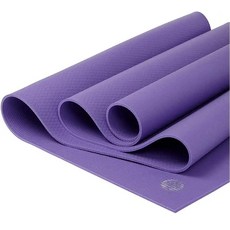만두카 PRO Lite 요가 매트 필라테스 가정 다목적 운동 4.7mm 두께 쿠션, Paisley Purple, 1개