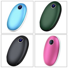 미니 핸드 워머 Hothands USB 충전 10000MAh 보조베터리 전기 휴대용 포켓 손전등 히트 겨울 선물|손난로|, 1개, 단일, Blue