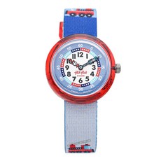 플릭플락 FBNP160 FIRETRUCK 아동 나토시계