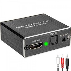 HDMI 음성 분리 광 디지털 음성 분리기 4K * 2K @ 30Hz Toslink SPDIF + 3.5mm (L / R) 스테레오 아날로그 출, 단일상품
