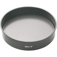 마스터클래스 20cm 루즈 기반 샌드위치 틴(PFOA Free Non Stick) 강판 1mm 두께의 탄소강 8인치 라운드 케이크팬