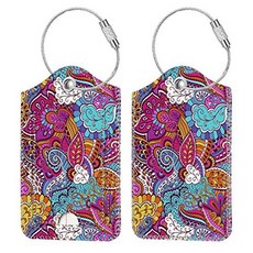 [SHmall] 해외직구 2 Pcs 수하물 태그 Fintie 개인 정보 보호 커버 ID 라