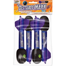 지오스페이스 디스턴스 MAXX 점프 로켓 세트와 소년 소녀들이 야외 여름 놀이를 즐길 수 있는 휘파람 비행 로켓 2개 - 로켓이 최대 125피트까지 치솟습니다, Replacement Rockets, 1개