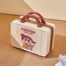 굿즈컴바인 스토어 NEW 2024 크레용신짱구X유리 미니 기내용 캐리어 레디백 14인치