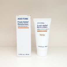 눙크(미샤) 애즈이즈투비 프레쉬 릴리프 모이스처라이저 80ml (#눙크뉴코아부천점)_ 피부트러블 및 진정에 효과적인 병풀추출물이 무려 11%나 함유된 진정수분크림! 유분감이 적어 남성이 발라도 좋은 제형!, 1개