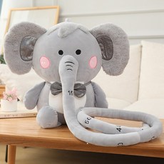 코긴 코끼리 인형 고백 선물 응원 애착 인형, 그레이_35cm