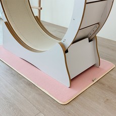 캣휠매트 바닥매트 층간소음방지 진동방지 캣타워매트 고양이가구바닥, 크림아이보리, 1개
