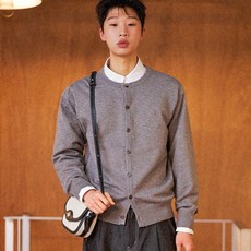 제너럴아이디어 MAN 에센셜 베이직 라운드 가디건 SBD1M04002