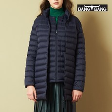 [뱅뱅] 여성 경량 구스 다운점퍼 네이비 리뷰후기