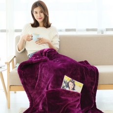 합우 산호모 접기 쿠션 이불 양용 소파 자동차 쿠션 겨울 가후 보온실 낮잠 베개 이불 받침 이불 부귀 자주45cm*45cm