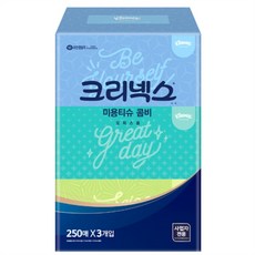 유한킴벌리 크리넥스)사각티슈(250콤비/250매×3개)