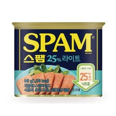 CJ제일제당 스팸 싱글 25% 라이트 햄, 340g, 9개
