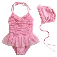 유아꽃수영모자