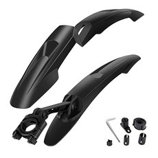 Spgood Bicycle Mudguard Set MTB Mountain Bike Splash Guard 20 22 24 26 28 and 29 Inch Wheels, 24 bis 29 Zoll Reifendurchmess