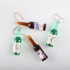 소주 & 맥주 인싸 귀걸이 [참이슬 카스 인싸템 쓸데없는선물]