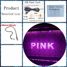 해골 바 펍 맥주 LED 네온 Sign-3D 조각 벽 예술 집 침실 농가 장식, 01 30x20cm, 25 Pink