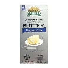 코스트코 CALIFORNIA DAIRIES 유러피언 무염버터 453x4 냉장, 단품