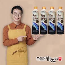 김하진 더진한 참치액 오리지널, 1050g, 4개