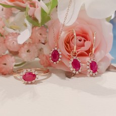 로제도르루비귀걸이