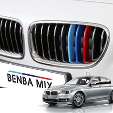 BMW F10 5시리즈 그릴 클립 10줄 전용 3색 M퍼포먼스 M패키지 520d 528i 530d 535d 등[00038], 1개