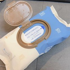 버터프랑 물티슈 프리미엄 엠보싱물티슈캡 90매