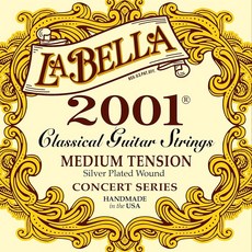 La Bella라벨라 클래식 기타현 2001 Classical Medium 미디엄 텐션 - laufeylp