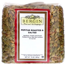 Bergin Fruit and Nut Company 페피타스 로시티드 솔티드 14 온스, 1개
