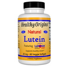 Healthy Origins Lutein Lutemax 헬시 오리진 내추럴 루테인 루테맥스 20mg 60 베지캡슐 1팩