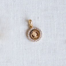 순금직사각엘리자베스코인펜던트