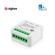 Tuya Ewelink Zigbee 와이파이 미니 스마트 라이트 스위치 알렉사 앨리스 구글 홈 라이프 DIY 양방향 원격 제어 차단기 16A, ZIGBEE Ewelink, 04 ZIGBEE Ewelink, 1개