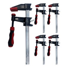 모칸도 F형 클램프 L형 12인치 300mm 목공용, 일반형, 5개
