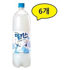 롯데 밀키스 PET, 1.5L, 6개